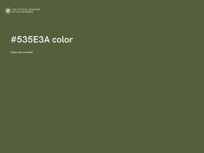 #535E3A color image