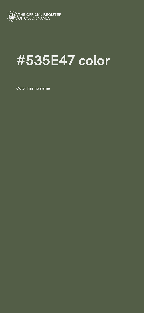 #535E47 color image