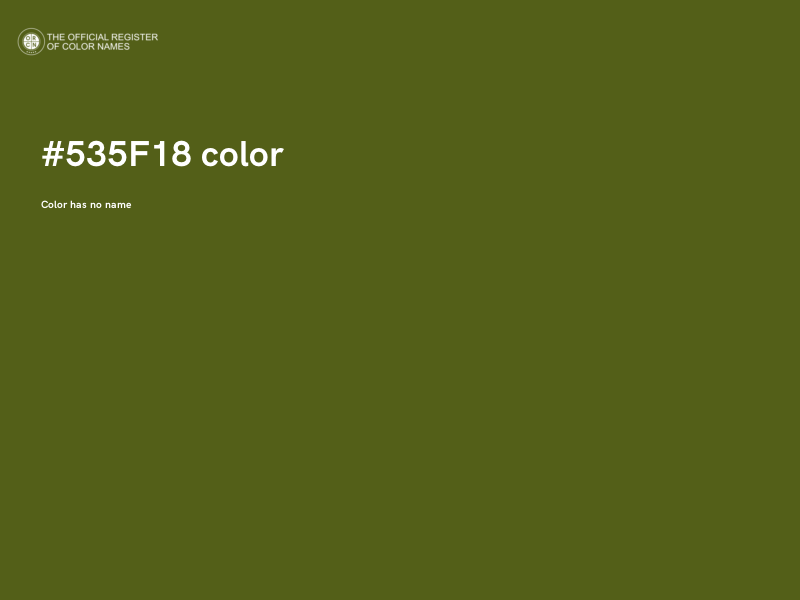 #535F18 color image