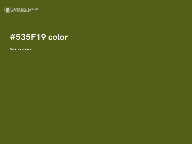 #535F19 color image
