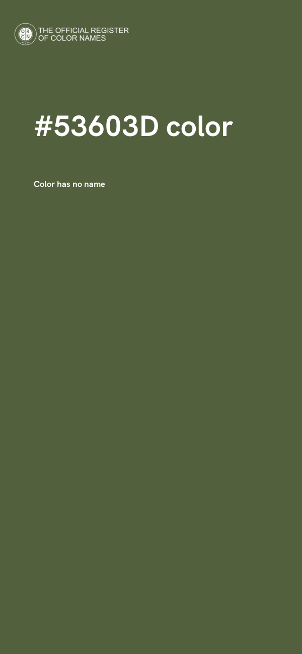 #53603D color image