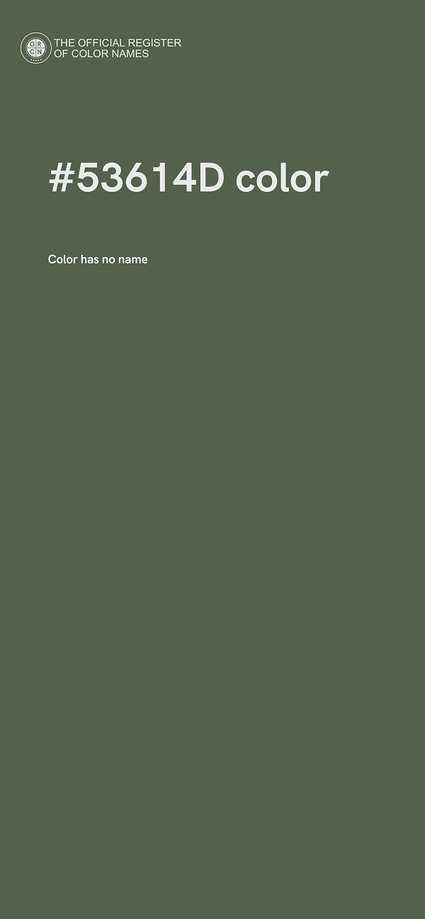 #53614D color image