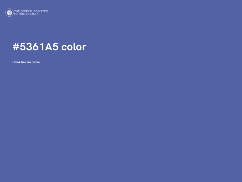 #5361A5 color image