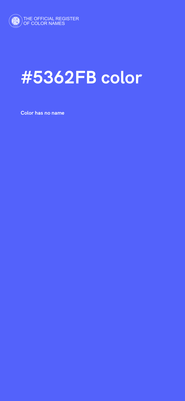 #5362FB color image