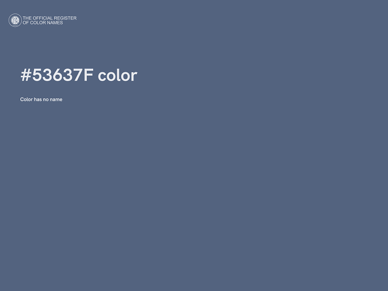 #53637F color image