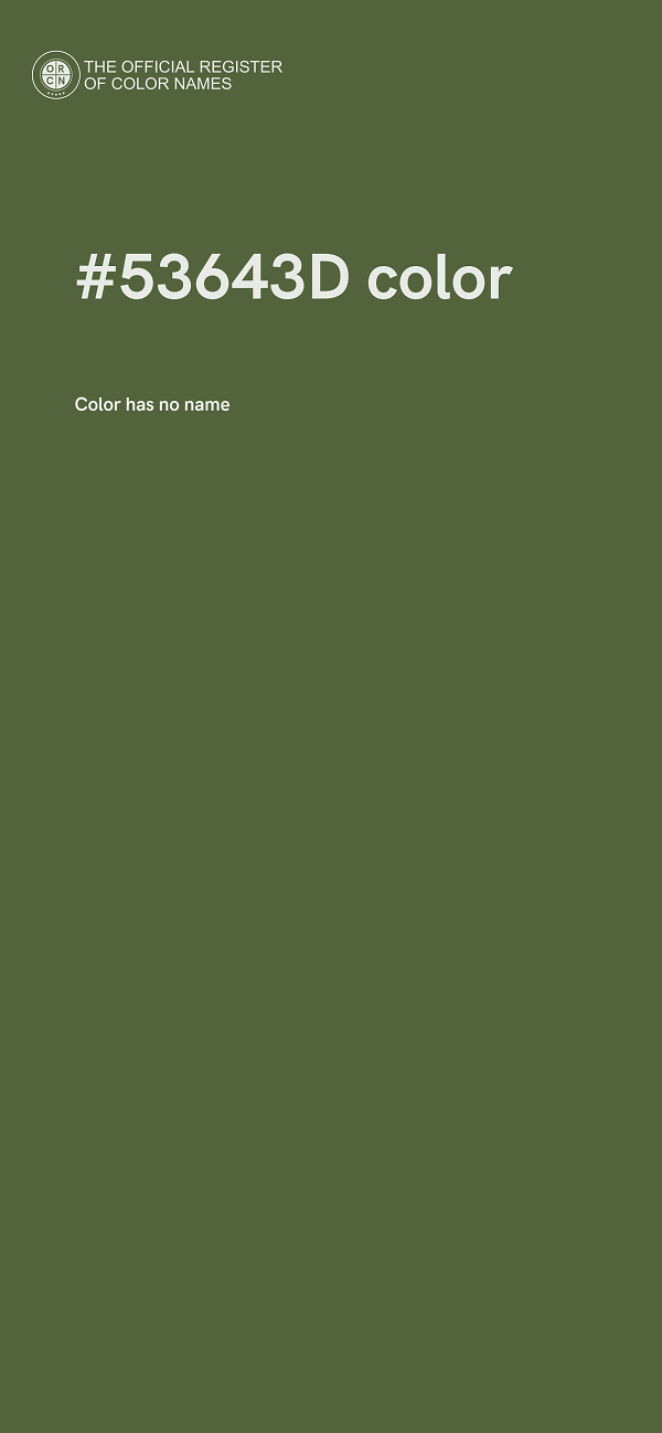 #53643D color image