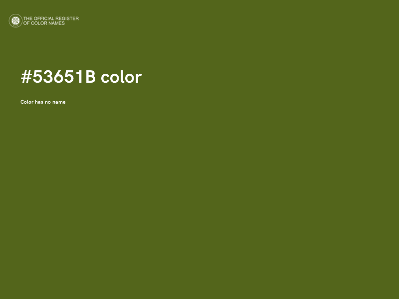 #53651B color image