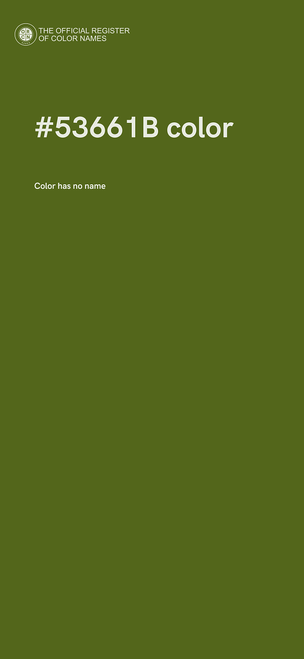#53661B color image