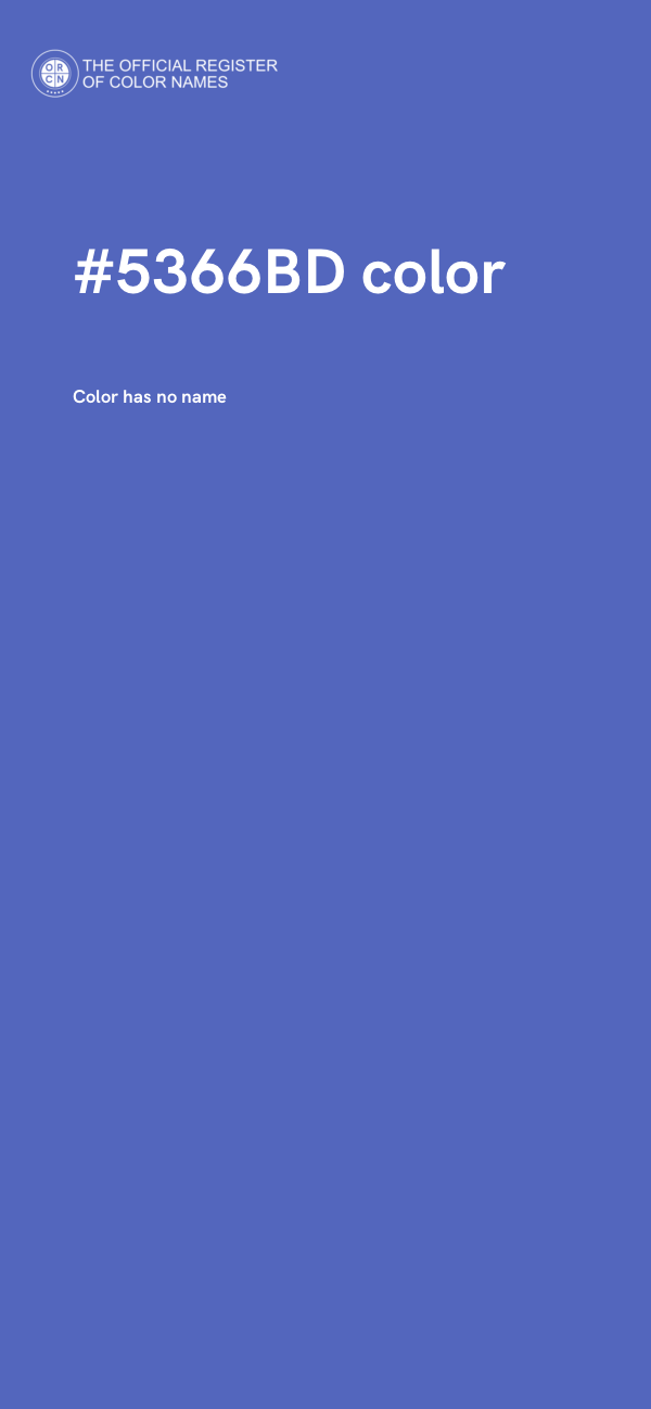 #5366BD color image