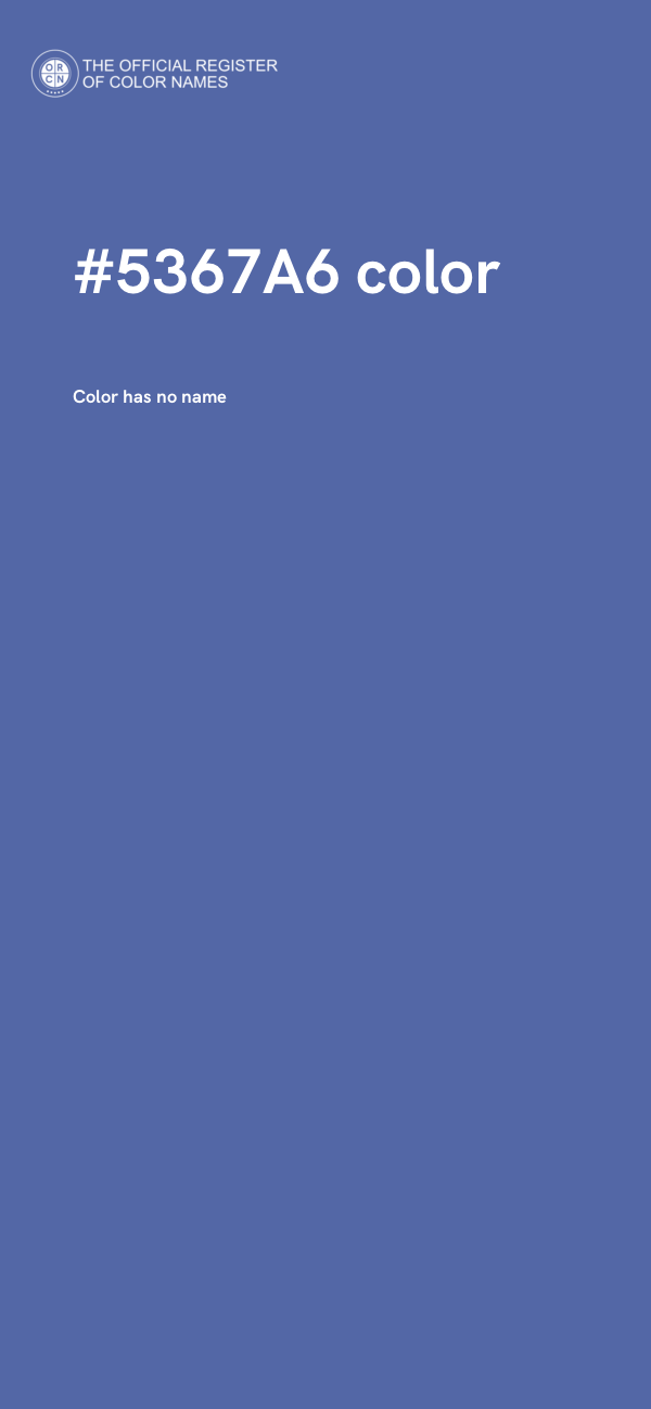 #5367A6 color image