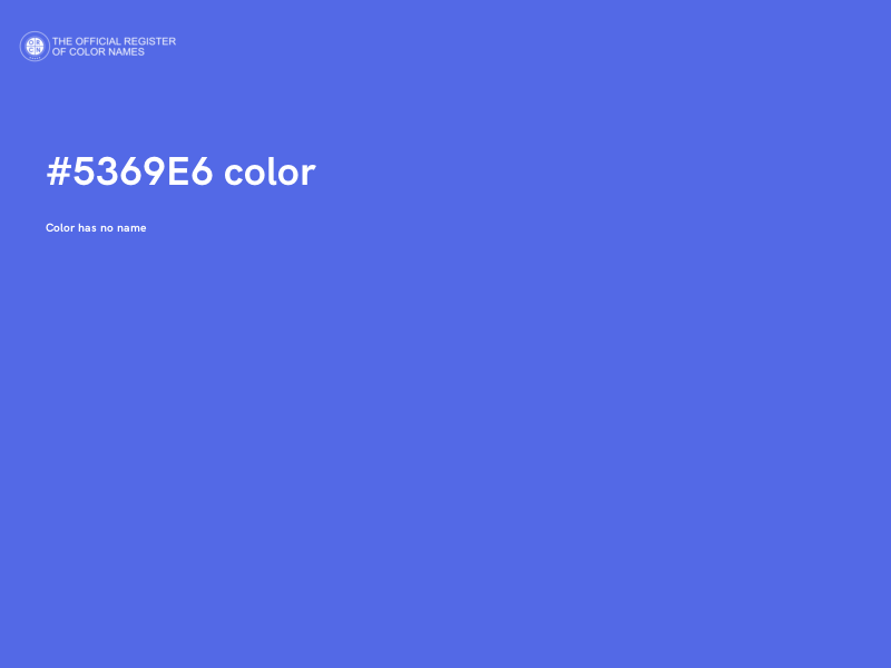 #5369E6 color image