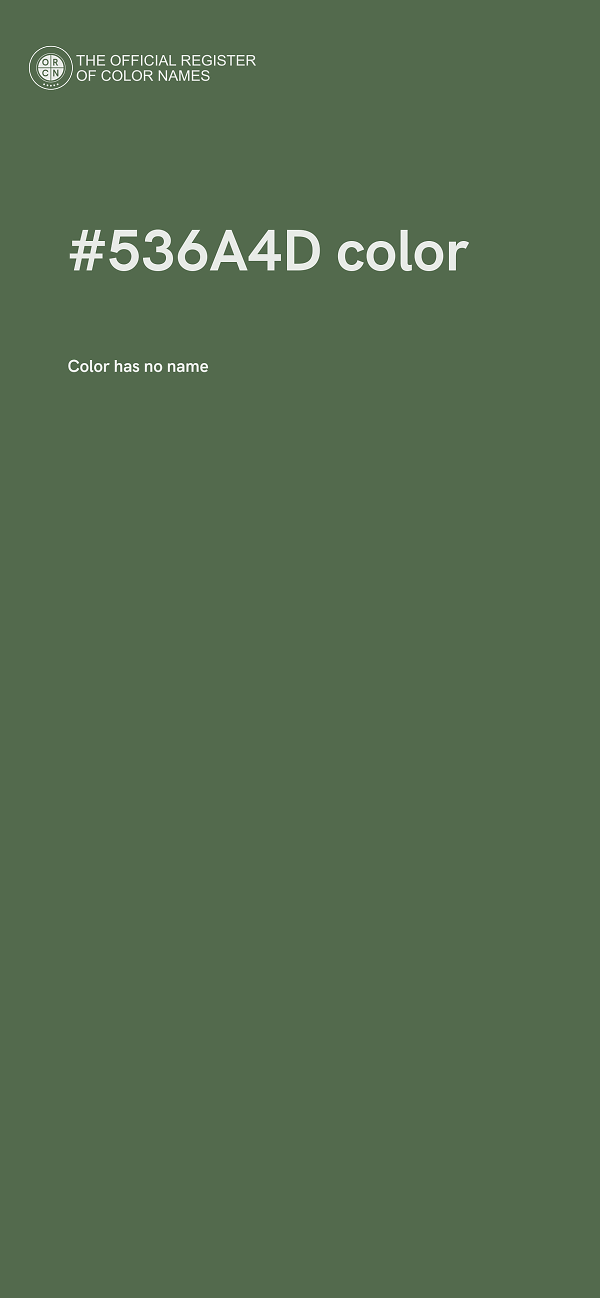 #536A4D color image