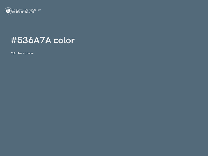 #536A7A color image