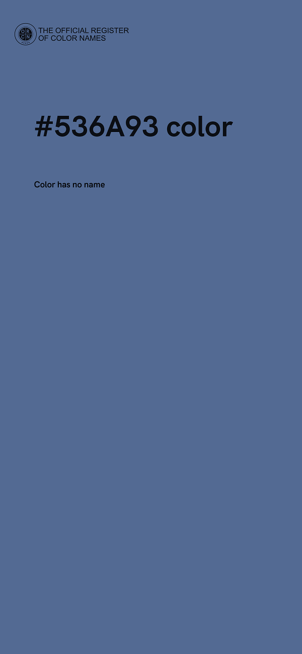 #536A93 color image