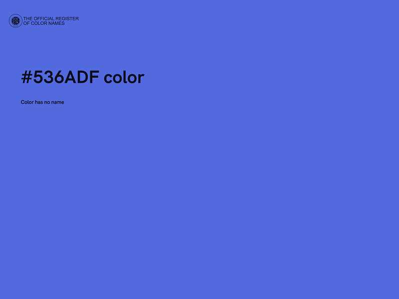 #536ADF color image