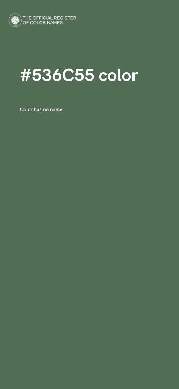 #536C55 color image