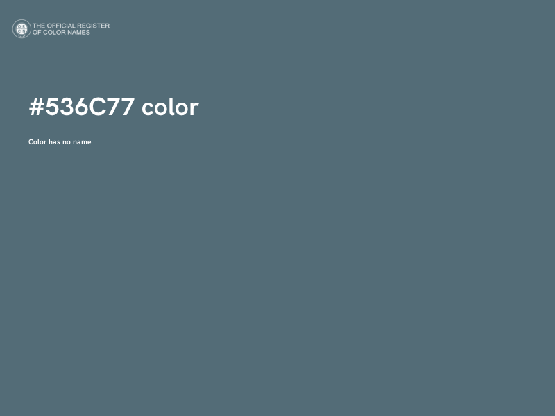 #536C77 color image