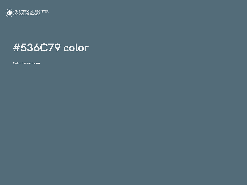 #536C79 color image