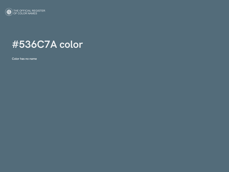 #536C7A color image