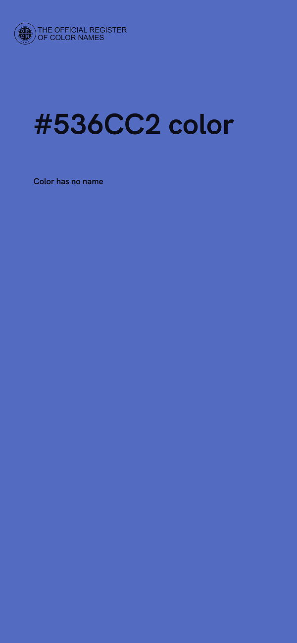 #536CC2 color image