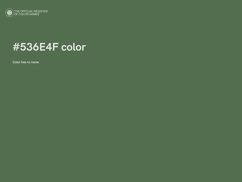 #536E4F color image