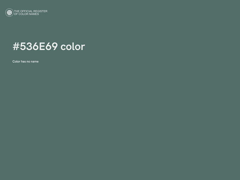 #536E69 color image