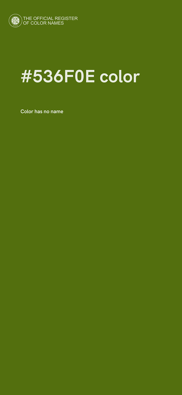 #536F0E color image