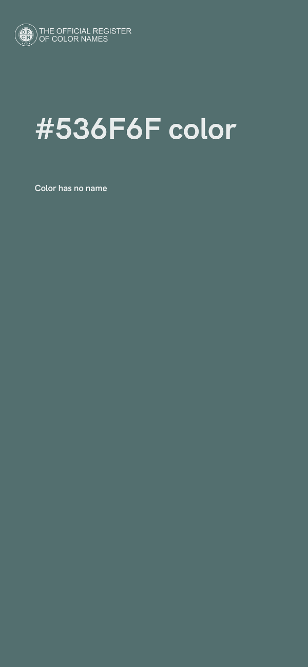 #536F6F color image