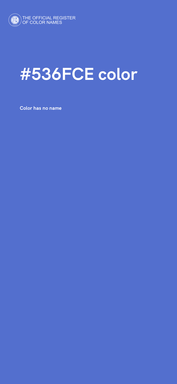 #536FCE color image