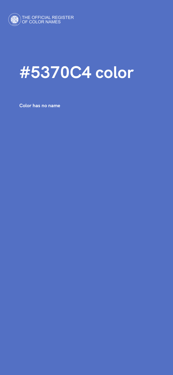 #5370C4 color image