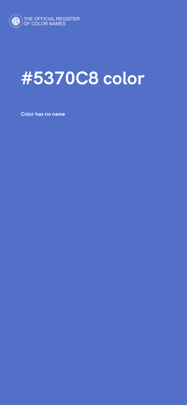 #5370C8 color image