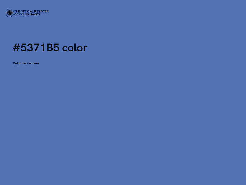 #5371B5 color image