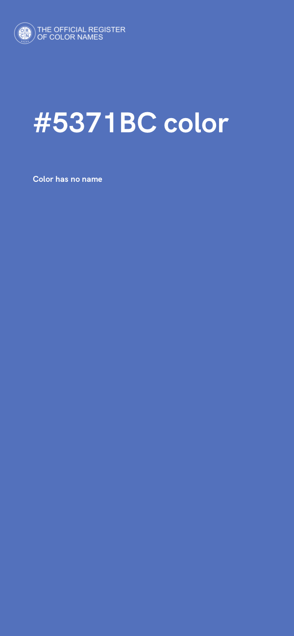#5371BC color image