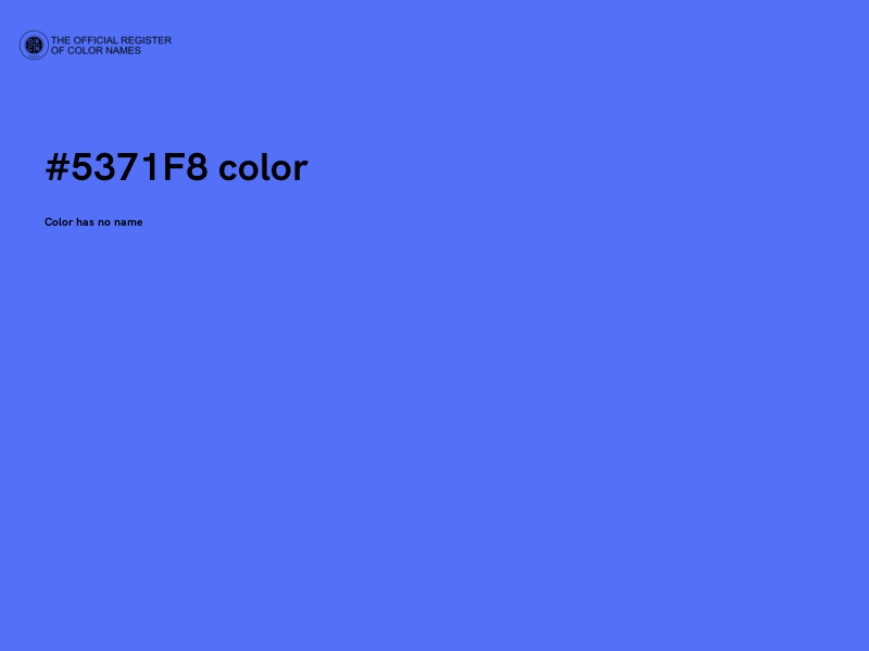 #5371F8 color image