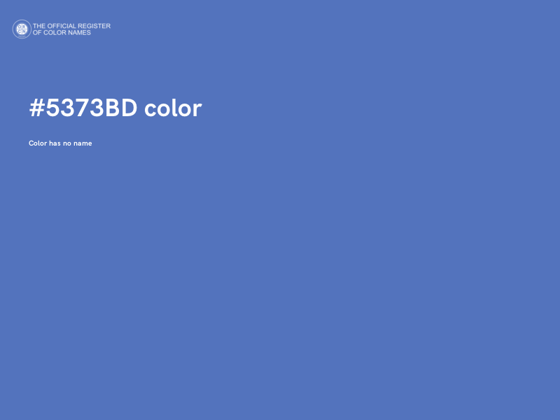#5373BD color image