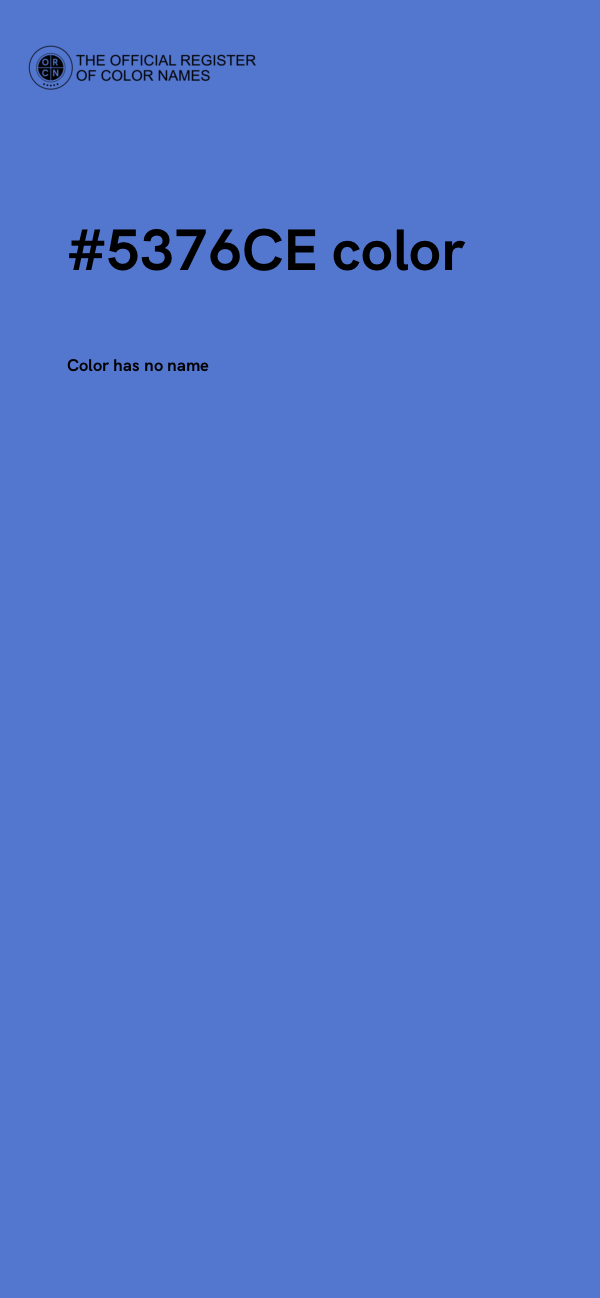 #5376CE color image