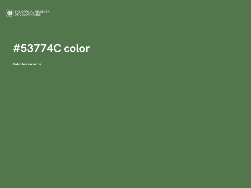 #53774C color image