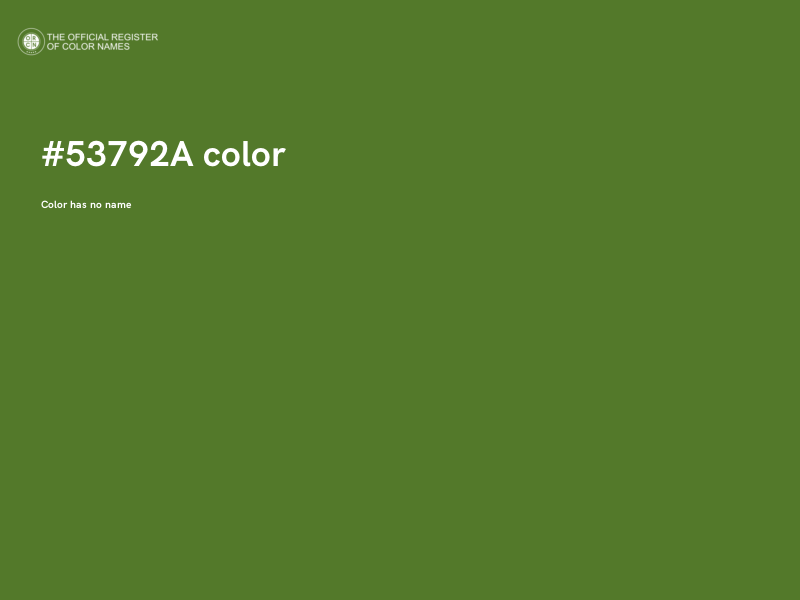 #53792A color image