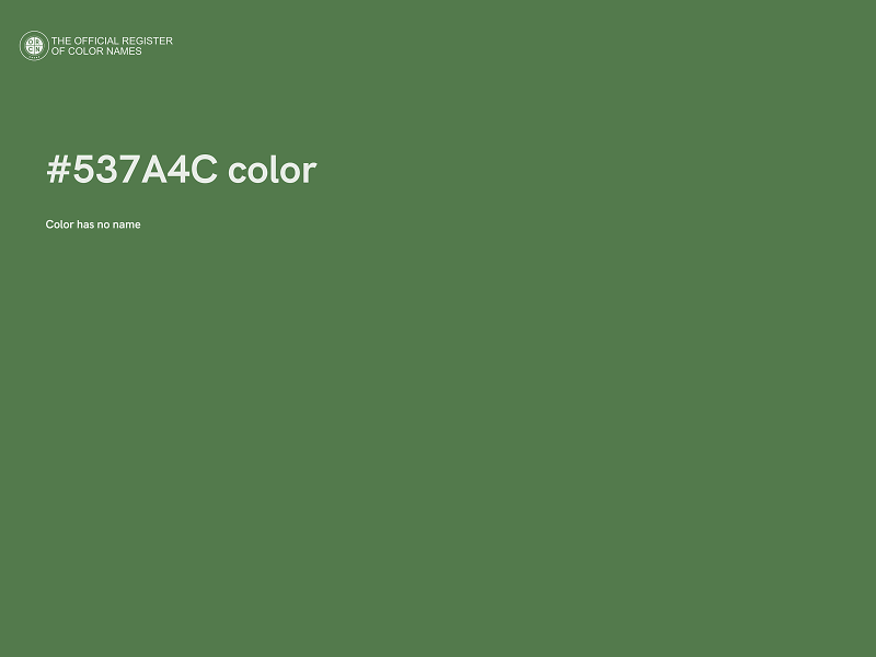 #537A4C color image