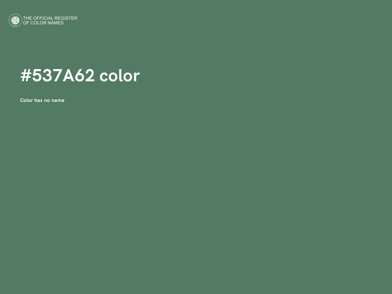 #537A62 color image