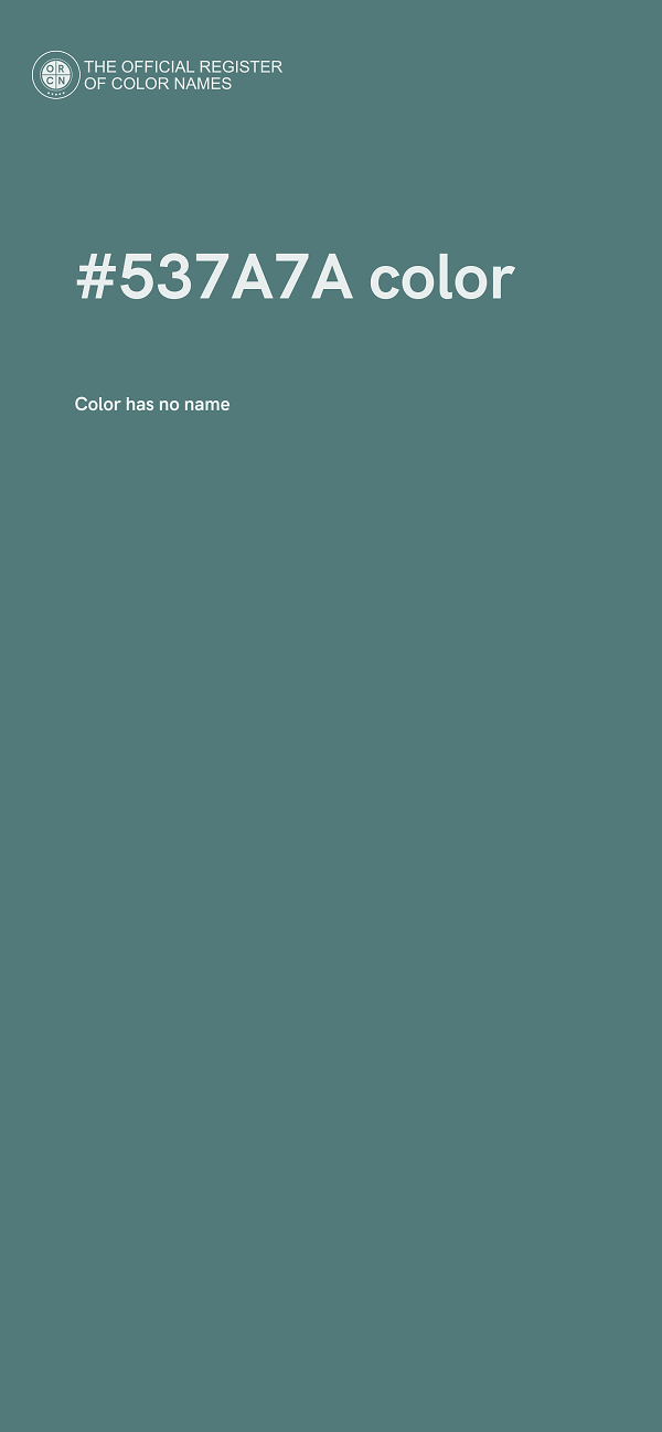#537A7A color image