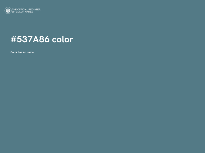 #537A86 color image