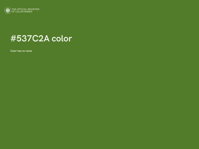 #537C2A color image