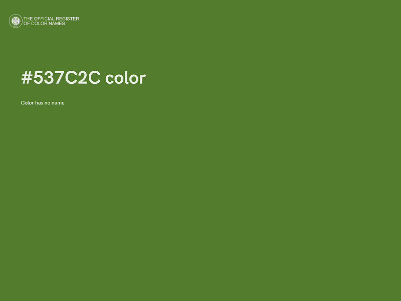 #537C2C color image