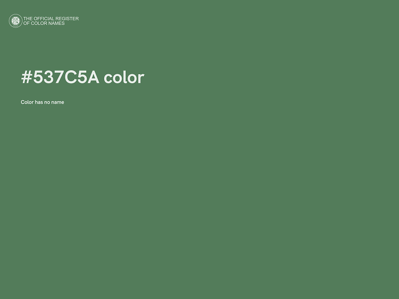 #537C5A color image