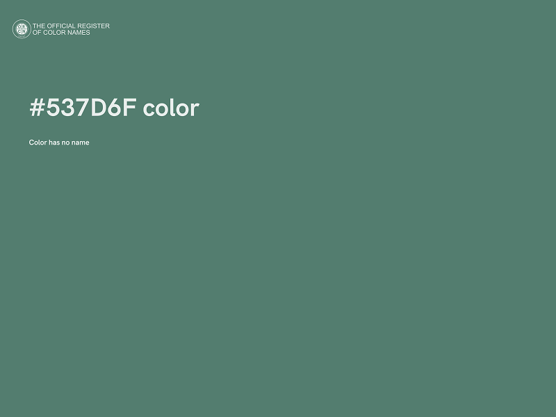 #537D6F color image