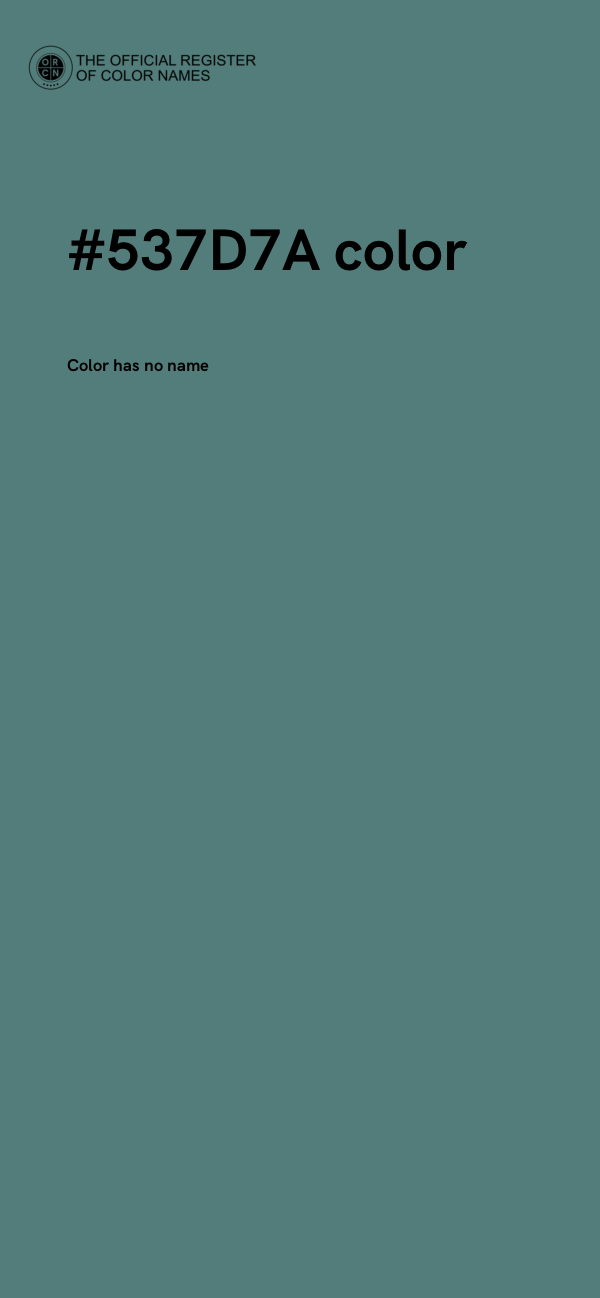 #537D7A color image