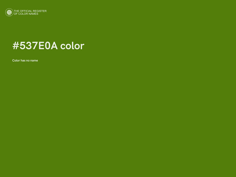 #537E0A color image