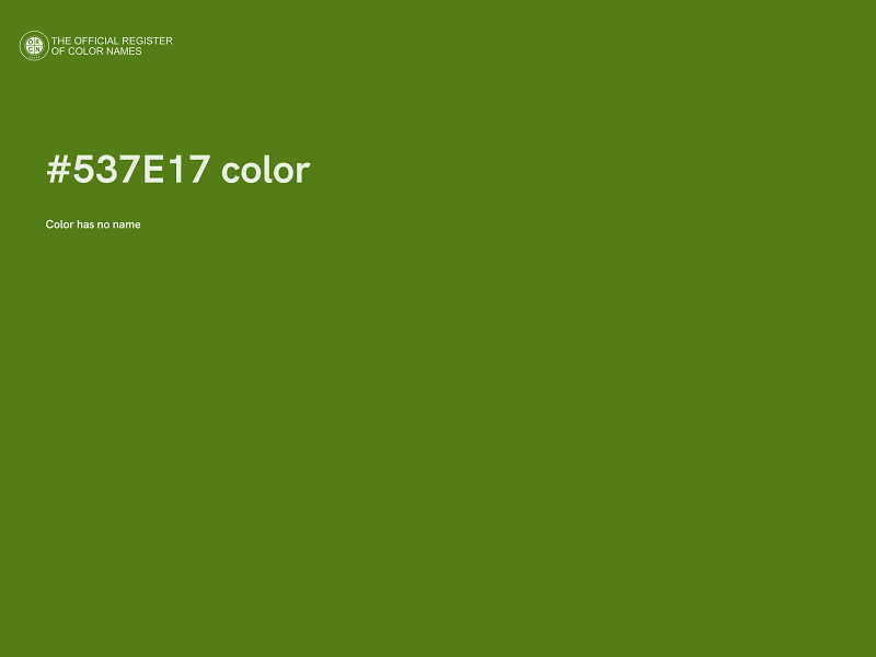 #537E17 color image