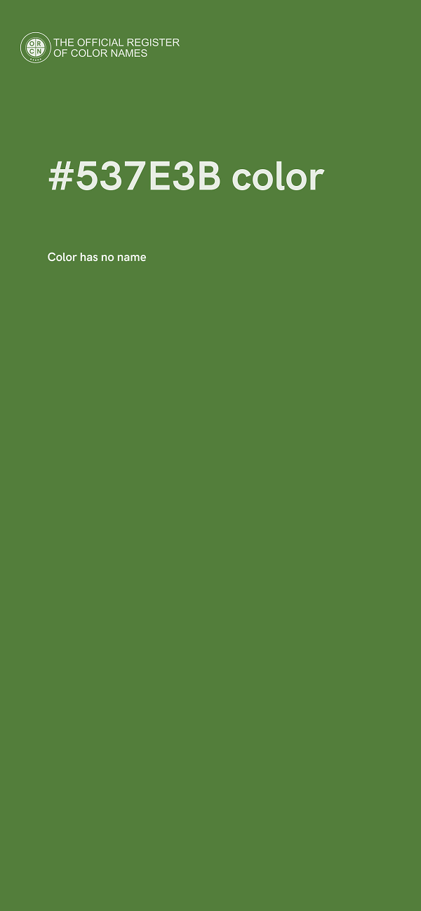 #537E3B color image